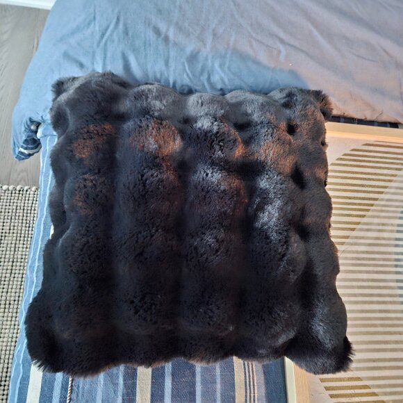 Black Accent Pillows (Set of two) - Picture 3 of 4